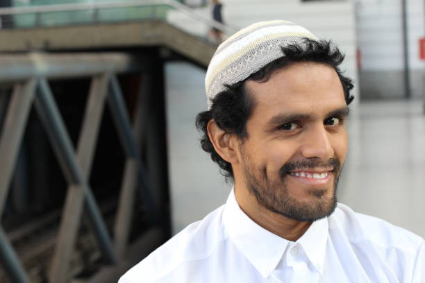 istock Man wearing traditional islamic skull cap 1322340204