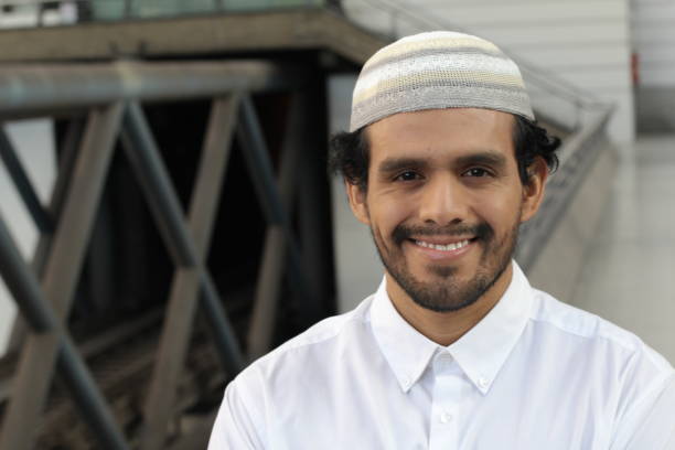 istock Man wearing traditional islamic skull cap 1322340216