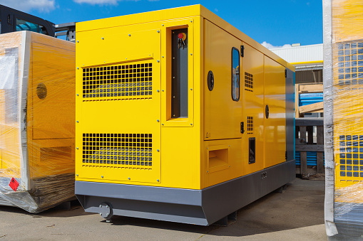 Generador diesel para obras generales de construcción y servicios de emergencia photo