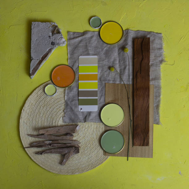 istock Mood board color palette for interior design and decor 1322341454