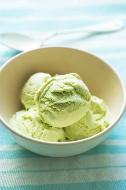 istock Pistachio ice creams in bowl 1322342072