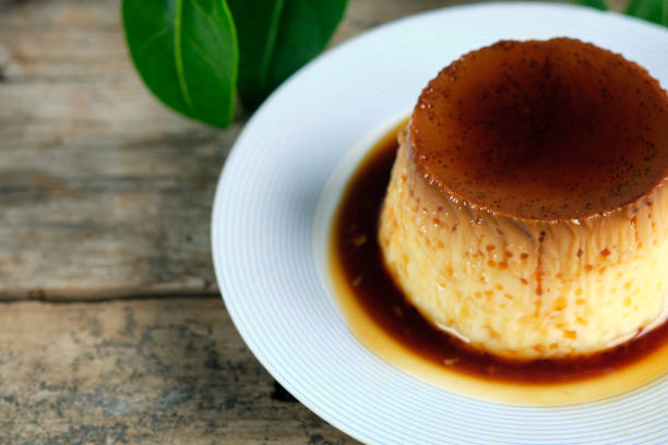 istock Homemade egg flan with caramel 1322343065