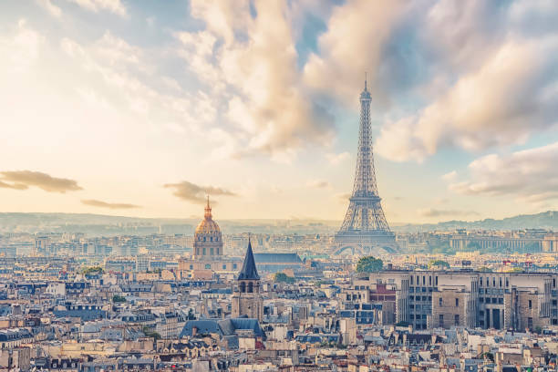istock Paris City panorama 1322345102