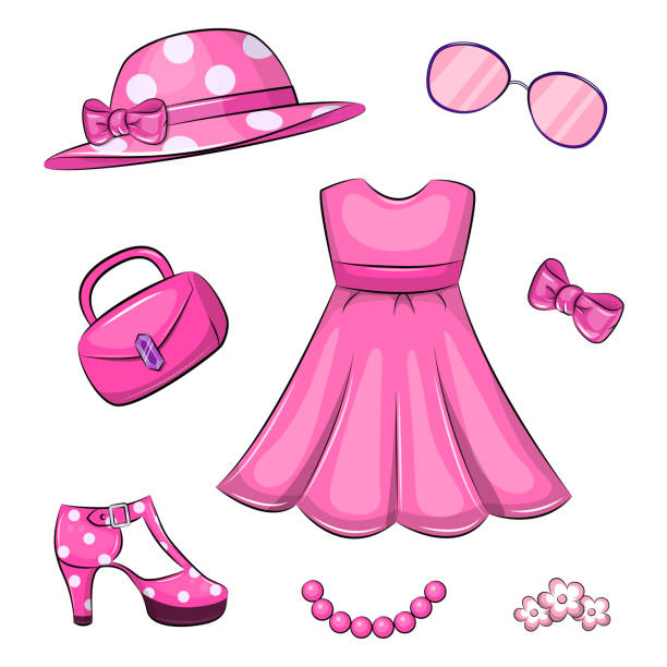 14,260 Pink Dress Illustrations & Clip Art - iStock | Woman in pink dress,  Girl in pink dress, Woman pink dress