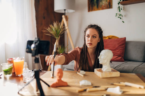 istock This brush you can use for more detailed structures when you work with the clay, so your final art product can look amazing 1322358005