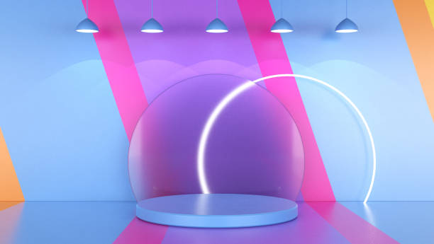 istock Podium in Minimalist 3D Background 1322362684