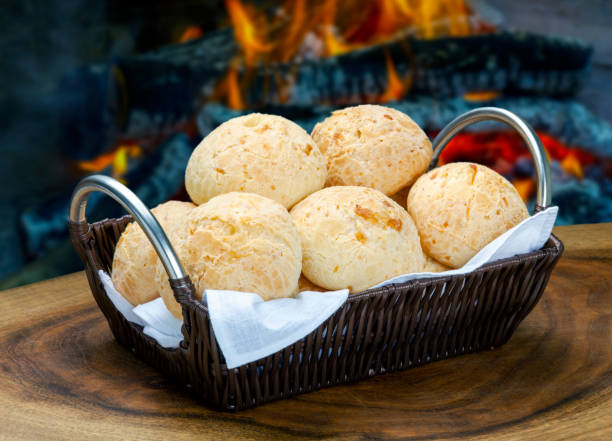 istock Brazilian snack, traditional cheese bread 1322365114