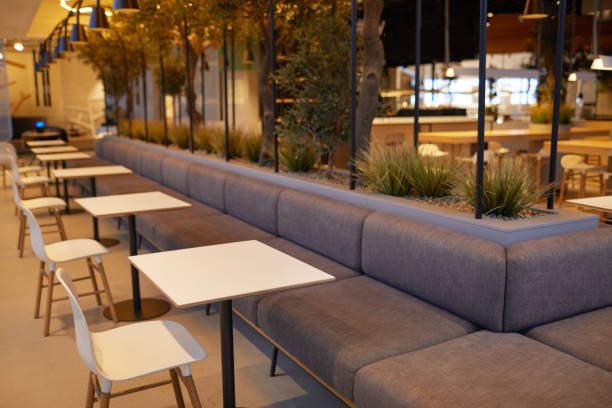 istock Modern Food Court Interior 1322365275
