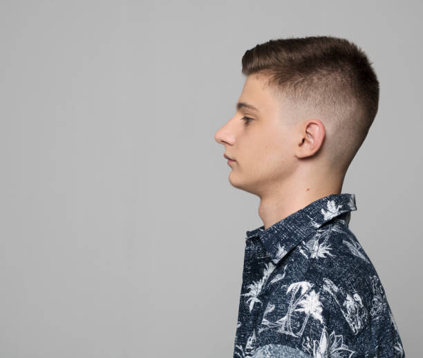 istock Profile of teenage boy 1322365561