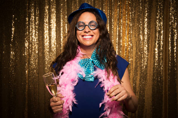 istock Mature woman enjoying party 1322368706