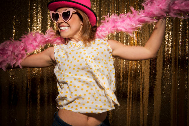 istock Young woman enjoying party 1322369041