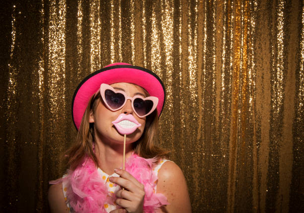 istock Young woman enjoying party 1322369096