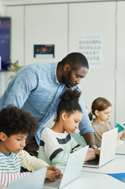 istock Diverse Group of Kids in IT Class 1322369822