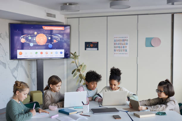 istock Group of Kids Studying Together 1322369856