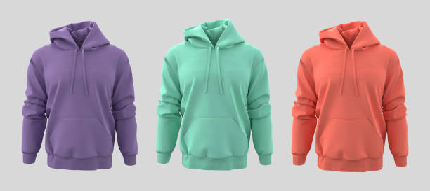 istock Blank hooded sweatshirt mockup for print 1322400370