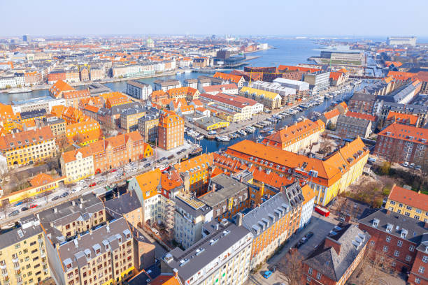 istock Copenhagen city view from above 1322402973