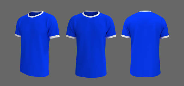 istock men's short-sleeve t-shirt mockup in front, side and back views 1322405655