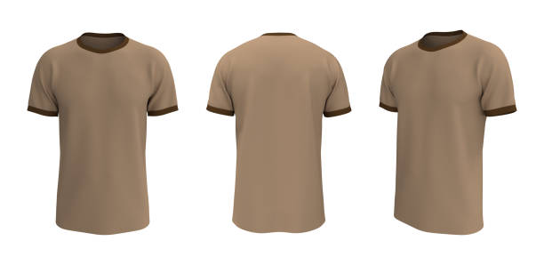 istock men's short-sleeve t-shirt mockup in front, side and back views 1322405711