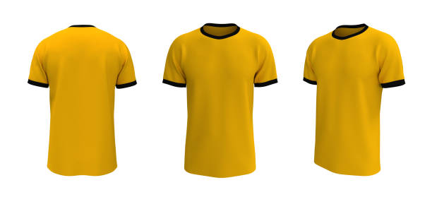 istock men's short-sleeve t-shirt mockup in front, side and back views 1322405794