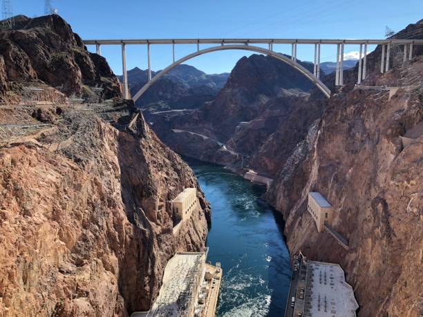 istock Hoover dam view in a beautiful day 1322410841