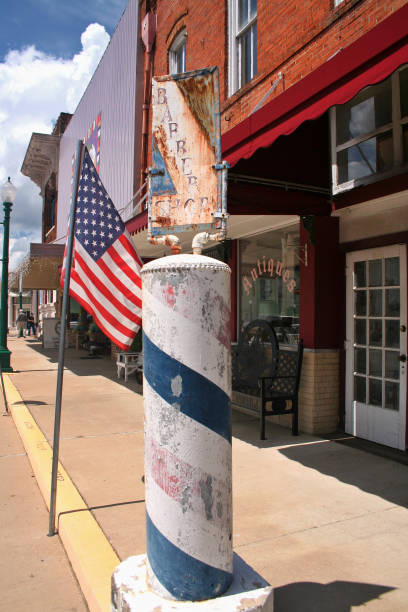 istock Barber Shop Signs in Small Texas Town 1322423390