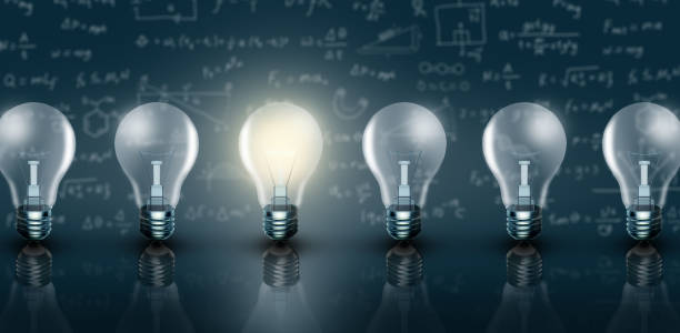 istock Business bright idea, Great idea for success, and Mixed media Concept. 3D Render. 1322433194