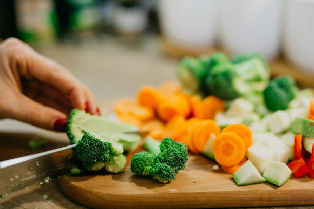 istock Raw food on a cutting board 1322433871