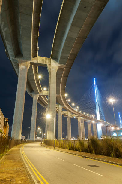 istock Elevated highway, bridge and road 1322436415