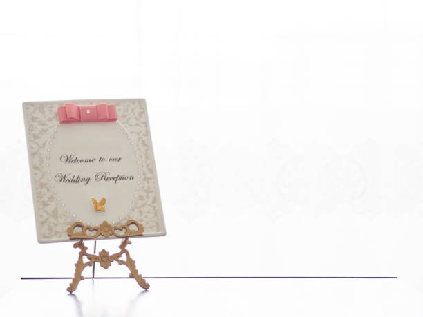 istock Welcome board made of porcelain 1322437870