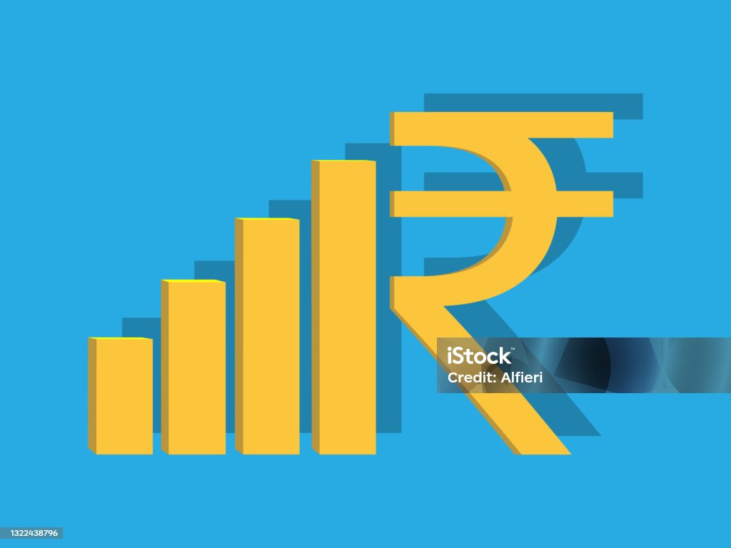 Rupees Rising Rupee Rising Stock Illustration - Download Image Now - Achievement ...