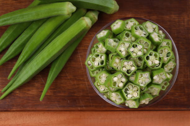 istock Lady's finger or Okra 1322439512