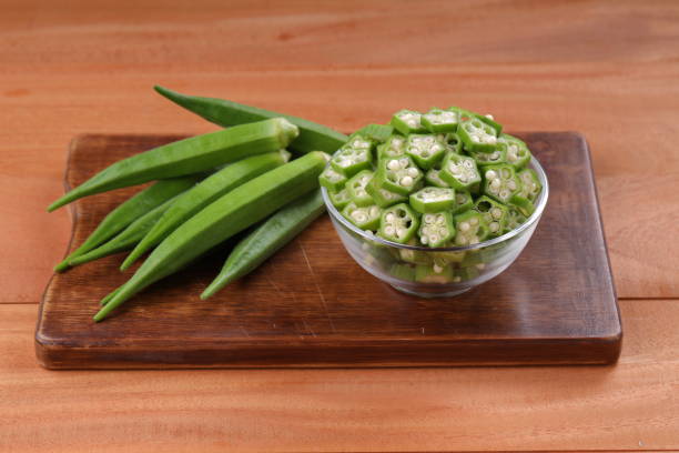 istock Lady's finger or Okra 1322439536