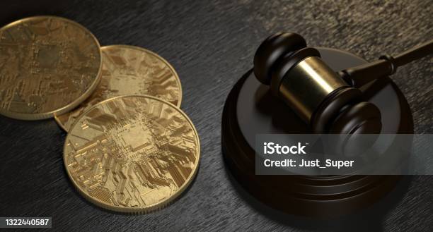 Nft Non Fungible Token Crypto Currency Regulation Lawyer Technology Stock Photo - Download Image Now