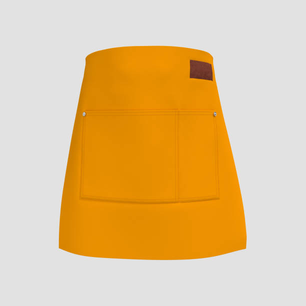 istock Blank waist apron mockup, clean apron 1322444067