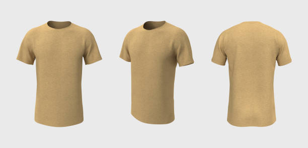 istock men's short-sleeve raglan t-shirt mockup in front, side and back views 1322444317