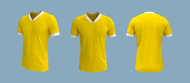 istock men's short-sleeve t-shirt mockup in front, side and back views 1322444358