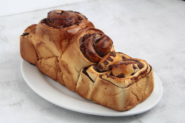 istock Freshly baked loaf of mongo bread or mung bean bread 1322451089
