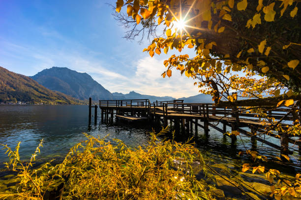istock Lake and castle´s park in Gmunden, Austria 1322452182