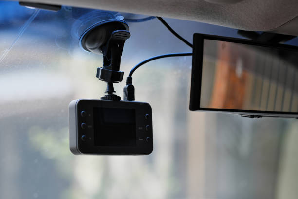 drive recorder that leaves evidence - onboard camera imagens e fotografias de stock