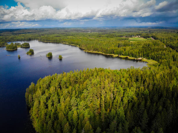 istock Finland lake nature landscape forest wilderness 1322461242