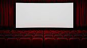 istock Cinema. White screen in the cinema. Vector illustration 1322463784