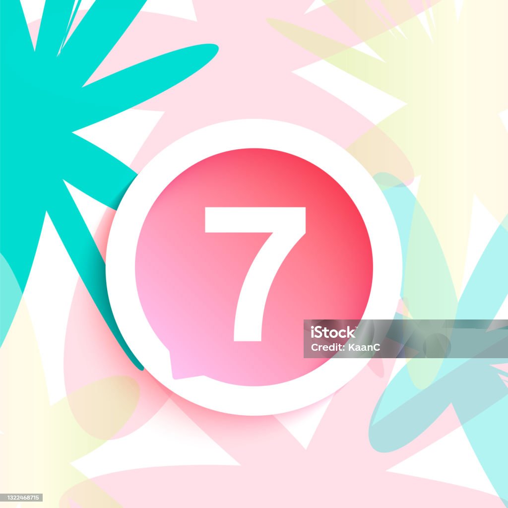 Step Image Number Step Number Stock Illustration On Abstract Background Speech Bubble ...