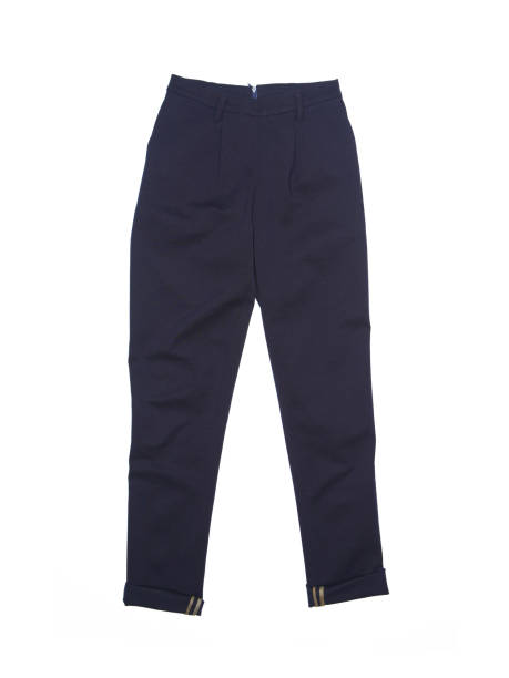istock Dark blue sweatpants isolated on white 1322475349