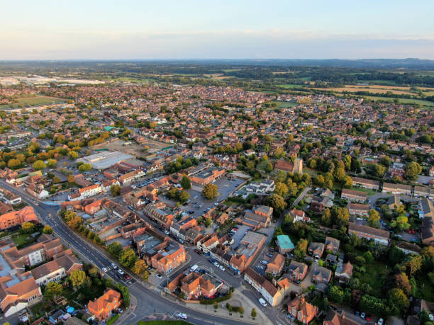 istock Aerial view of Thatcham 1322479805