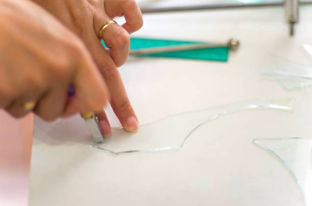 istock young woman working with glass in her own workshop 1322480492