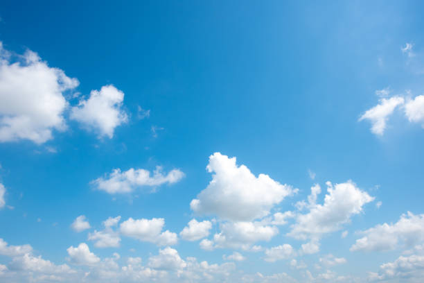 istock beautiful blue sky with clouds background. Sky clouds. Sky with clouds weather nature cloud blue 1322484615