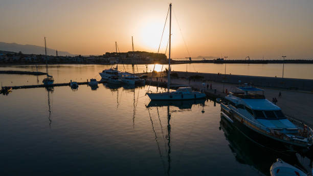 istock Sunset in Rethymno, Crete, Greece 1322485514