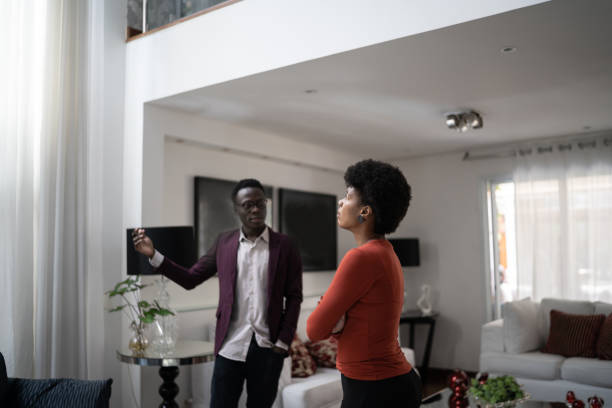 istock Real estate agent showing house to a customer 1322491772