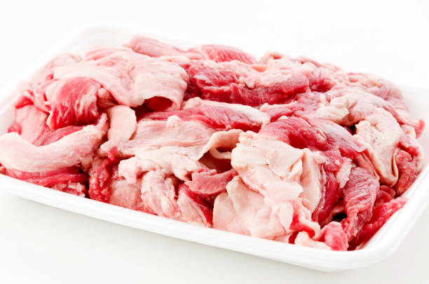 istock beef gristle in white foam tray on white background 1322494388