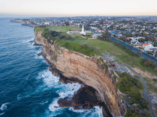 istock Macquarie Lighthouse aerial view 1322496958
